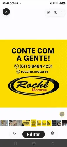 Motores novos e recondicionados