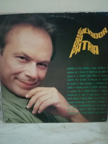 disco de vinil Novelas O Salvador da Pátria, Nacional 1989 ótimo estado de conservação.
