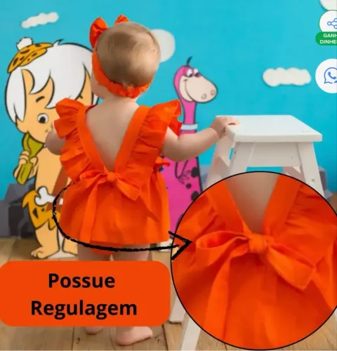 Fantasia Pedrita Bebê 