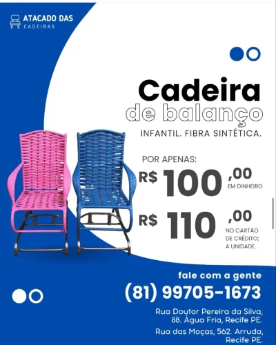 Cadeira de balanço infantil