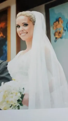 Vestido de noiva renda francesa importado