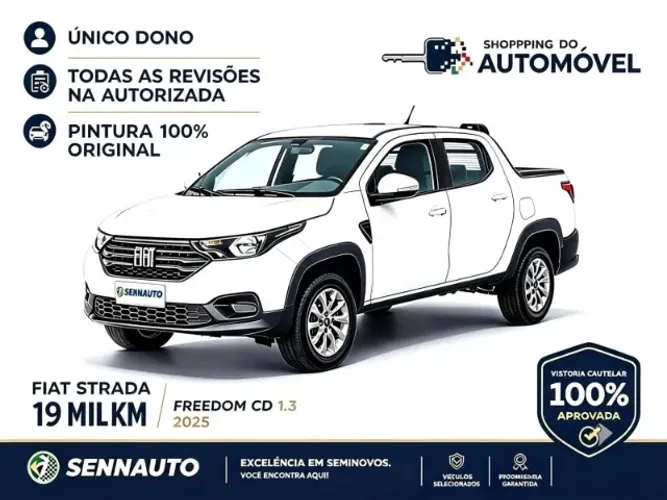 Fiat Strada Freedom 1.3 Flex 8V CD 2025