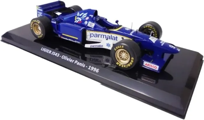 Miniatura F1 1/24 Ligier JS43 1996 Olivier Panis - Nova / Lacrada