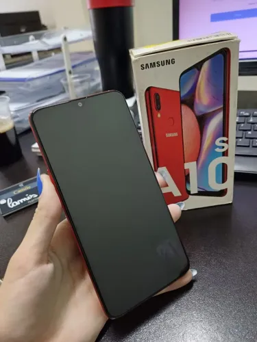 Celular A10s - Usado, em perfeito estado de conservação 