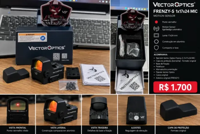 Vector Optics Frenzy-S 1x17x24 MIC Motion Sensor - Red Dot