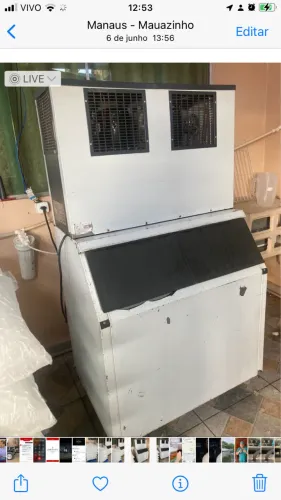 Máquina de gelo semi nova