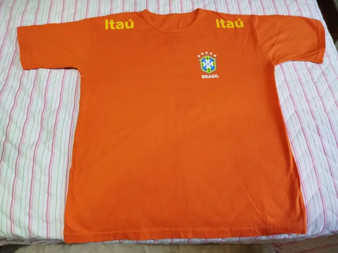 Camisa CBF Jogo BrasilxItália 2011 reinauguração do Maracanã 