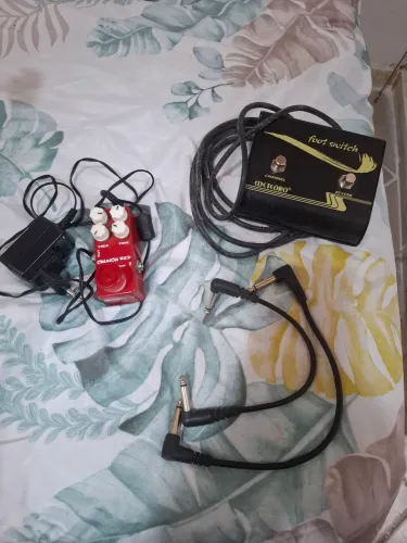 Pedal de distorção com fonte+ foot Sweet