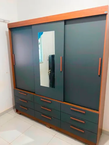 Guarda Roupa Morretes 9 Gavetas Produto Na Caixa/Entrega É Montagem Grátis Loja RL Moveis