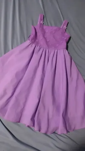 Vestido Rodado lilás Tamanho 4 anos semi novo