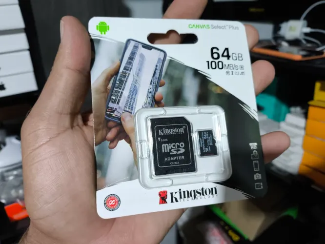 Cartão de Memória Kingston Canva Select PLUS A1 64GB 100% Original - Garantia Vitalícia