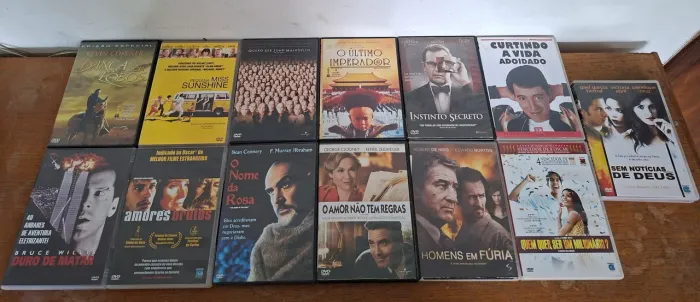 13 DVDs de filmes originais variados