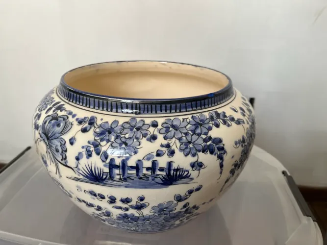 Cachepot porcelana