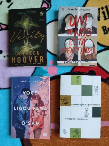 Livros: Verity, Um de nós está mentindo, A construção do personagem, Você ligou para o Sam