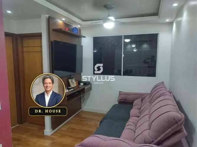 Apartamento Térreo com 2 Quartos em Del Castilho! M81R