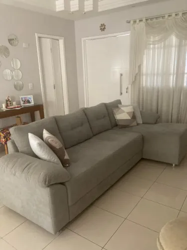Sofá 4 lugares com chaise
