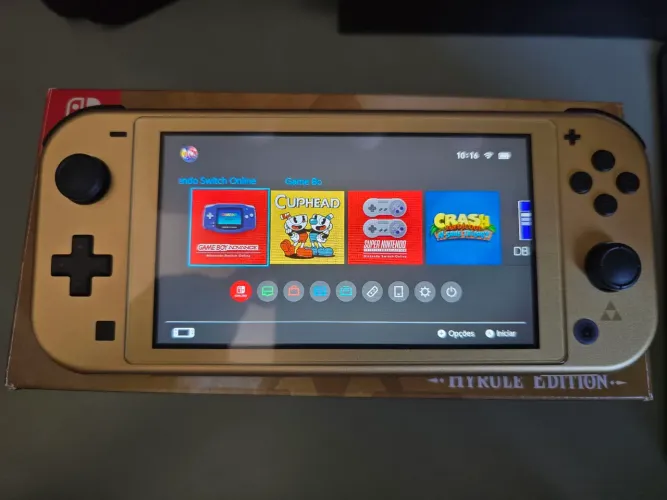 Nintendo Switch Lite HYRULE EDITION - Desbloqueado