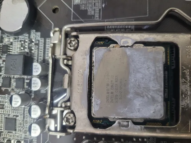Kit placa mãe e processador 1156