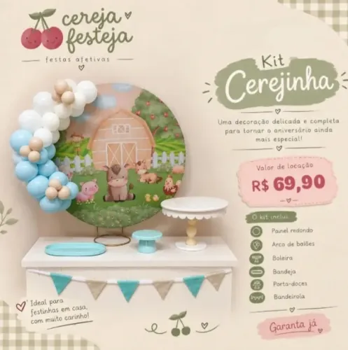Festa na mesa - Mini Festa