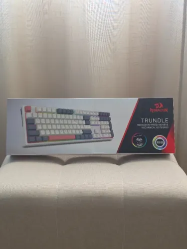 Teclado Mecânico Redragon Trundle Branco RGB (Novo, Lacrado, com NF)
