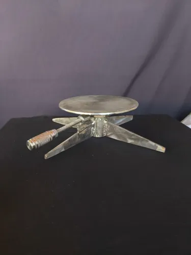 Mesa Giratória para Bonsai em aço inox 