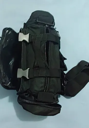 Pochete tática militar com Alça Cor Preta