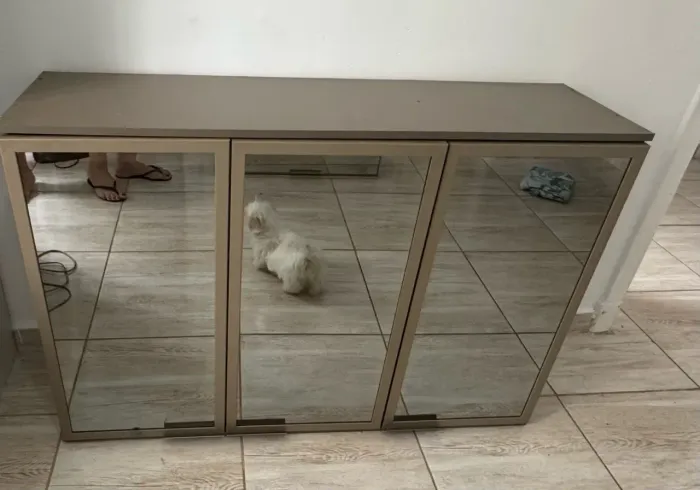 Armário espelhado 3 portas 100%mdf