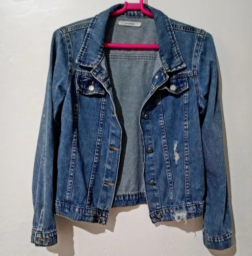 JAQUETA JEANS INFANTIL ( 10 ANOS )