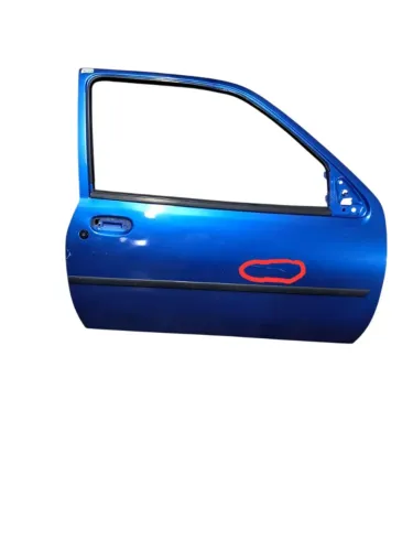 Porta Dianteira Direita Courier fiesta 2 Portas 1996 A 2002 Dianteira Azul