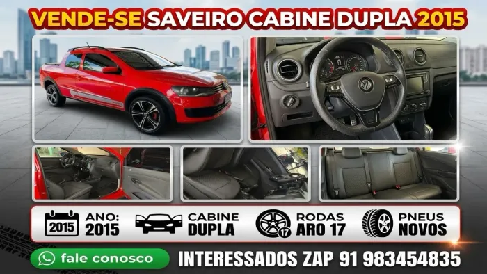 Volkswagen Saveiro Trendline 1.6 T.flex 8V CD 2015