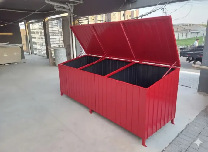 Lixeira grande capacidade 2800lts