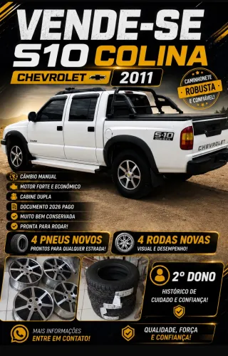 Chevrolet S10 P-up Colina 2.8 TDI 4x2/4x4 CD Dies. 2011