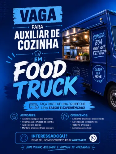 Auxiliar de cozinha 