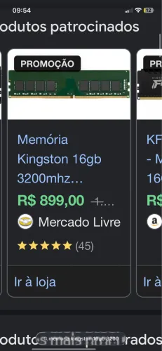 Memoria Kingston 16GB 3200MHZ