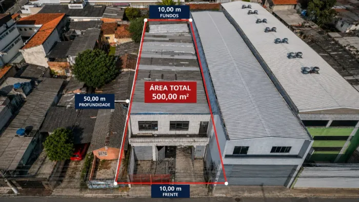 Terreno comercial para venda em Brasilândia, 734m²
