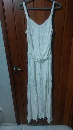 Vestido Longo Any Day Off White tam P