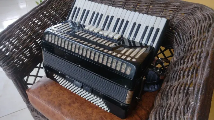 ACORDEON HOHNER PROFISSIONAL 3/5 VOZ ( UMA MÁQUINA DE SOM )