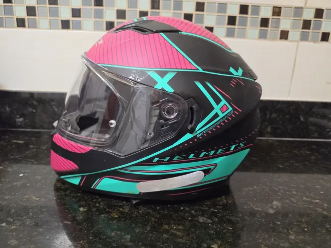 Capacete LS2 FF320 Stream Level Matte Turquoise - Semi Novo