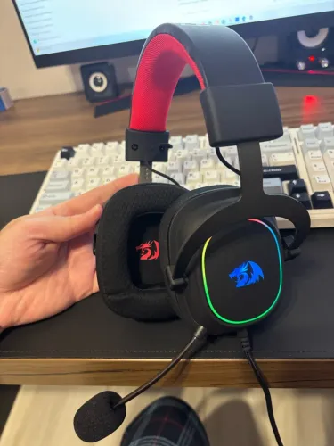 Headset Gamer Redragon Zeus X H510 Rgb Preto Cor Preto