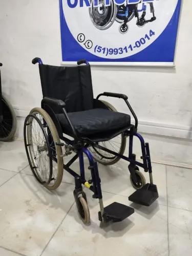 Cadeira de Rodas Ortomobil Alumínio Desmontável 46cm Assento