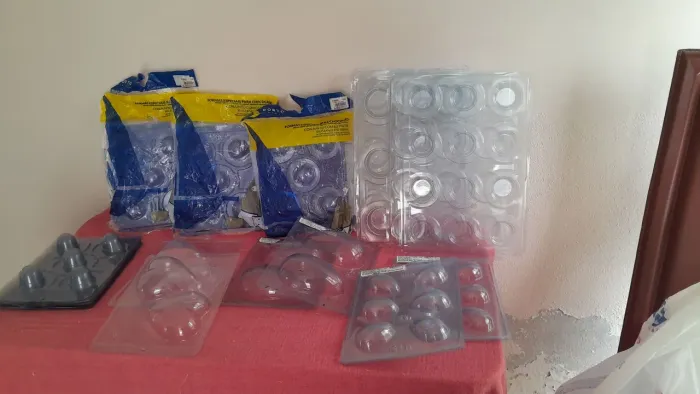 Fôrmas trufas e mais...