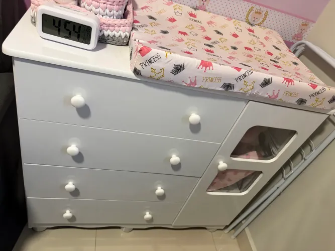 Cômoda Branca Infantil/Bebê