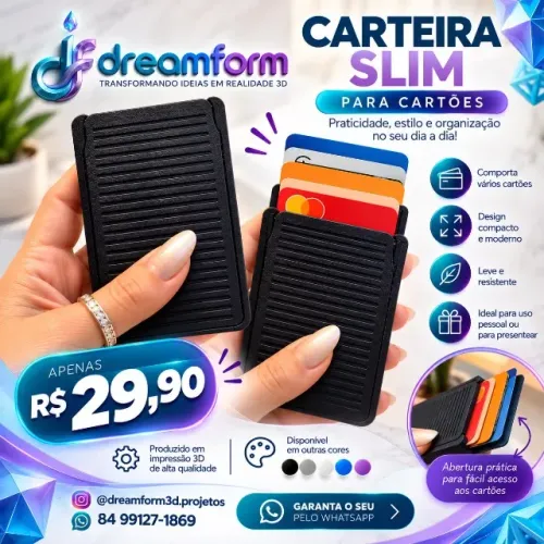 PORTA CARTAO RIGIDO+PRATICO