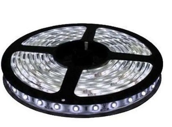 Fita Led Rolo 5 Mts 60 Leds Branca Frio ou Quente Prova DAgua + Fonte 12v