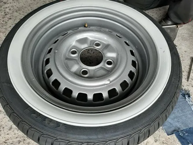 Roda de Ferro aro 15 Volkswagen fusca 4X130 Prata Rodas usadas