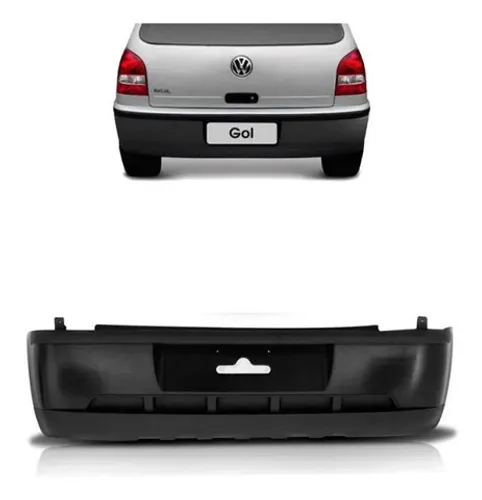 Parachoque traseiro gol g3 preto txt fase 2 2003 2004 2005