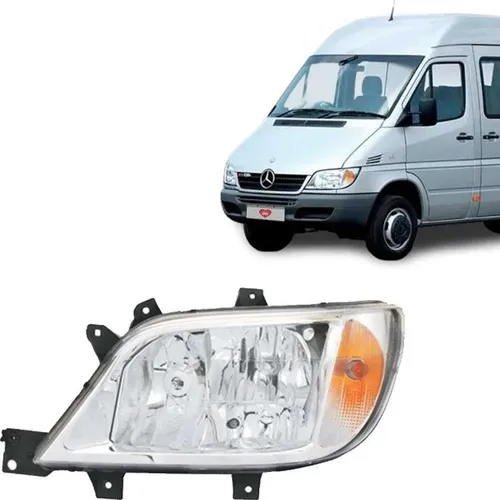 Farol Sprinter Com Auxiliar 2003 2004 2005 2006 2007 2008 2009 2010 2011