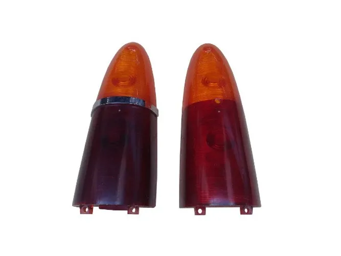 Lente Bicolor Lanterna Aero Willys 65 E 66 Tingoy Nova - Par