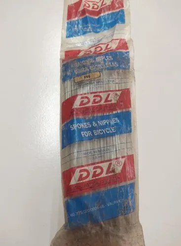 Raios de roda bicicletas DDL 195 mm 2,5 mm novos de estoque muito antigo.