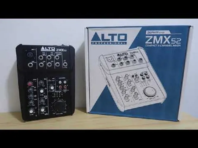 Mesa De Som Alto Zmx 52 5 Canais 220 Volts black friday R$ 497,00